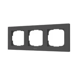 Smart switch frame h2 ,3-gang,-gray fe-x02d-g aqara