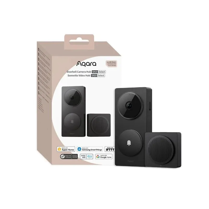 Smart home g410 doorbell cam-hub black ch-c09d-b aqara