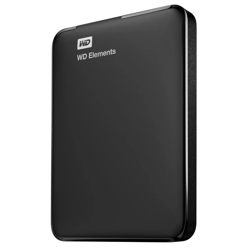 External HDD-WESTERN DIGITAL-Elements Portable-2TB-USB 3.0-Colour Black-WDBU6Y0020BBK-WESN