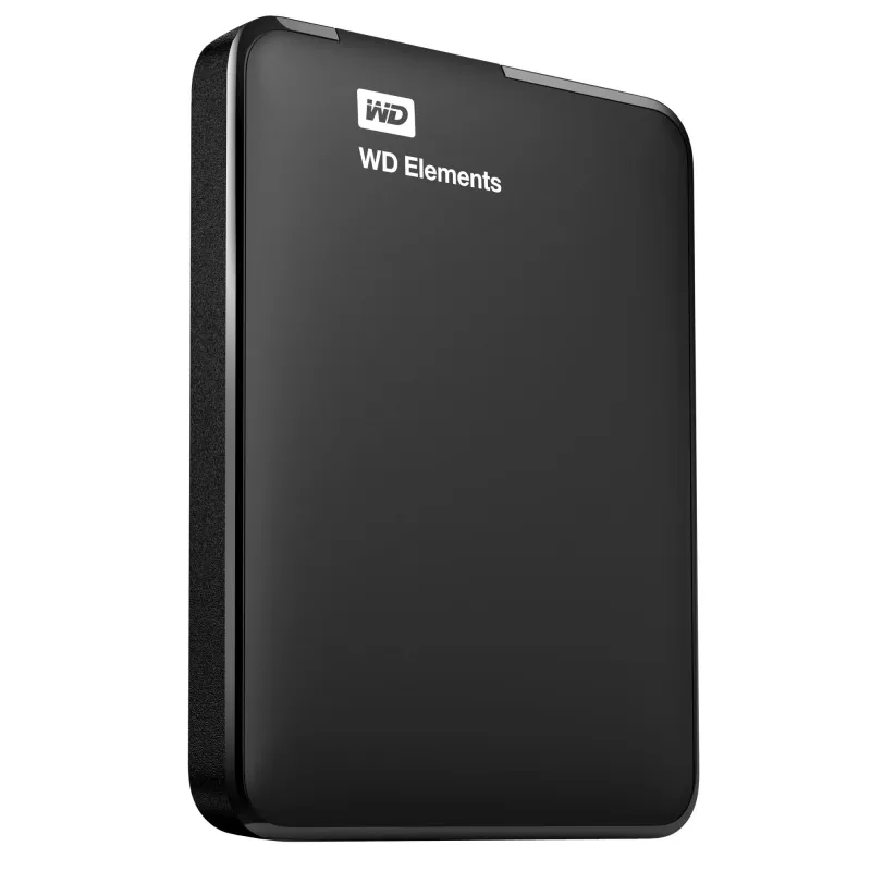 External HDD-WESTERN DIGITAL-Elements Portable-2TB-USB 3.0-Colour Black-WDBU6Y0020BBK-WESN