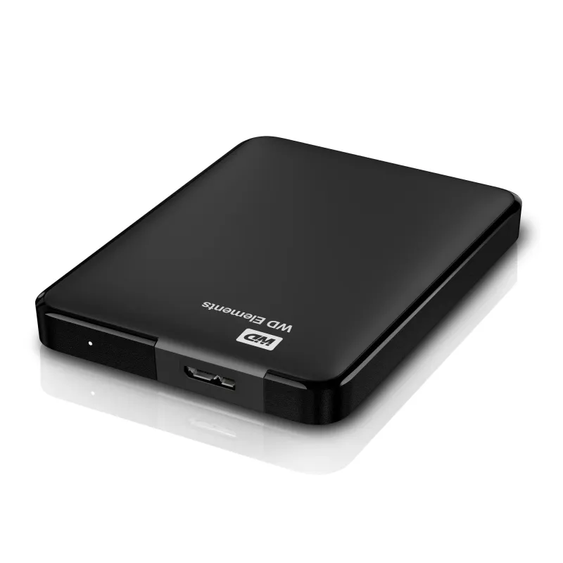 External HDD-WESTERN DIGITAL-Elements Portable-2TB-USB 3.0-Colour Black-WDBU6Y0020BBK-WESN