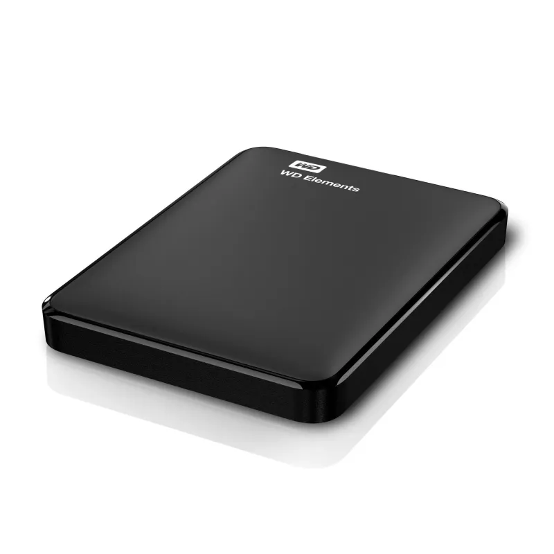 External HDD-WESTERN DIGITAL-Elements Portable-2TB-USB 3.0-Colour Black-WDBU6Y0020BBK-WESN