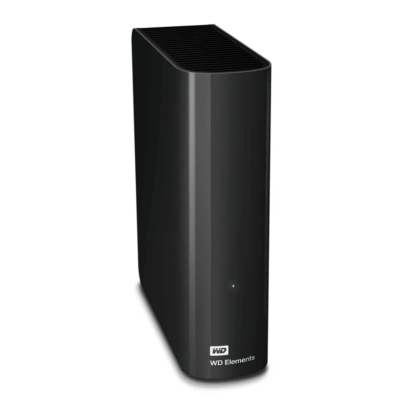 External HDD-WESTERN DIGITAL-Elements Desktop-10TB-USB 3.0-Drives 1-Black-WDBWLG0100HBK-EESN