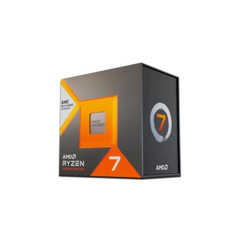 CPU-AMD-Desktop-Ryzen 7-7800X3D-4200 MHz-Cores 8-96MB-Socket SAM5-120 Watts-GPU Radeon-BOX-100-100000910WOF