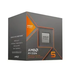 CPU-AMD-Desktop-Ryzen 5-8600G-Phoenix-4300 MHz-Cores 6-16MB-Socket SAM5-65 Watts-GPU Radeon-BOX-100-100001237BOX