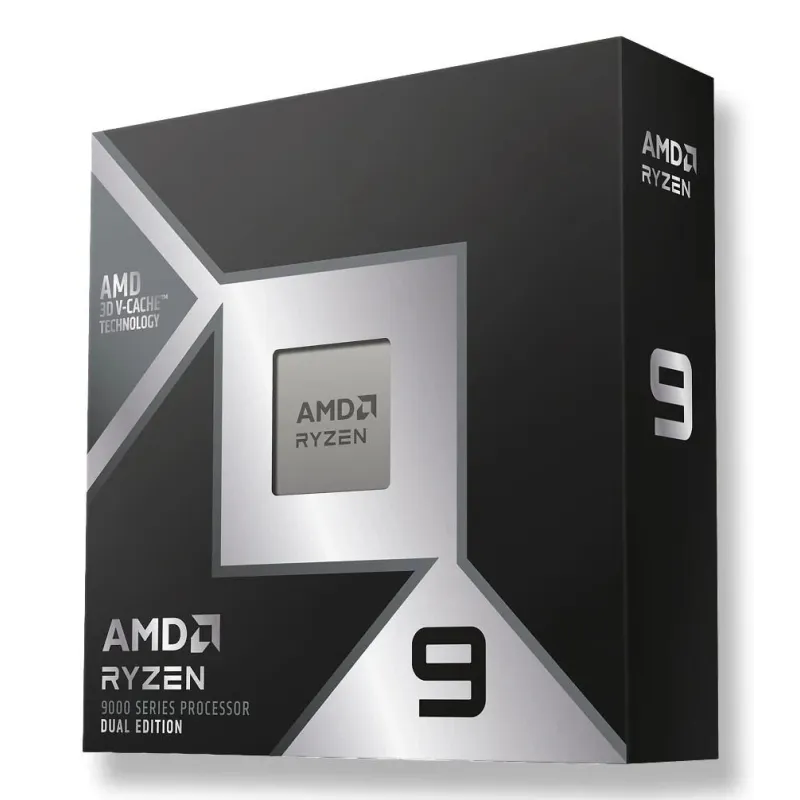 CPU-AMD-Desktop-AMD RyzenT 9-9950X3D2- 4.3 GHz-16xCores-Cache 192 MB-Socket Socket AM5-TDP 200 W-GPU Yes-Box-100-100001978WOF