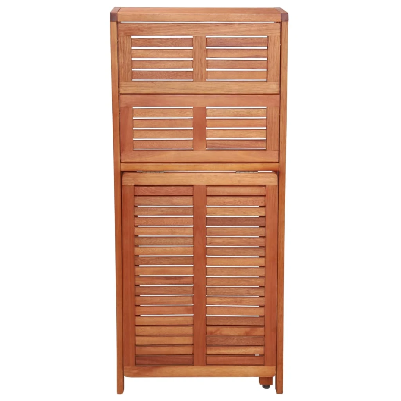 vidaXL 3-daļīgs bistro mēbeļu komplekts, saliekams, akācijas masīvkoks