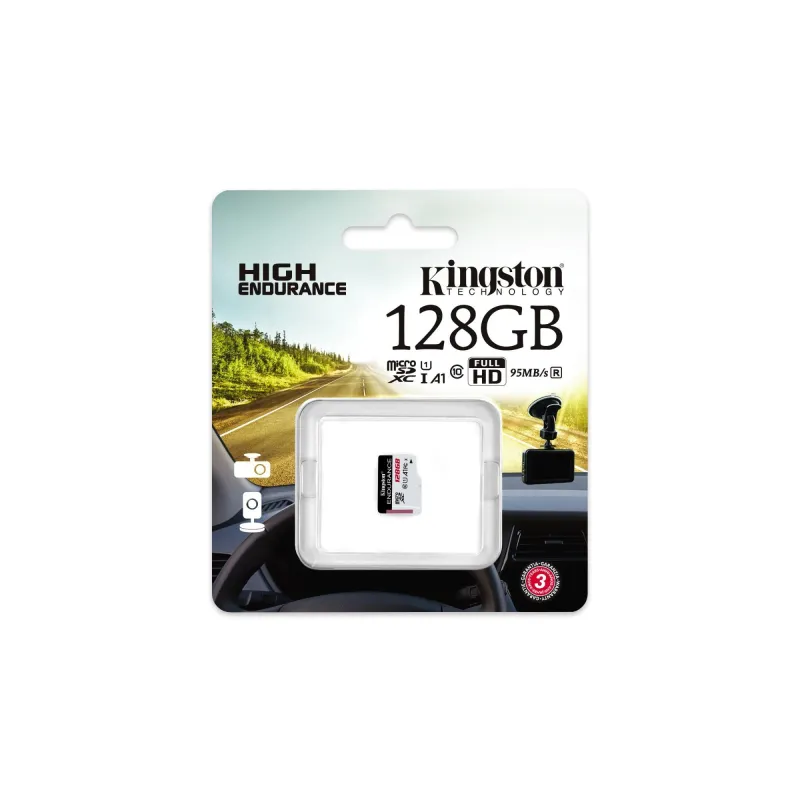 Kingston - Endurance 95R - 128 GB - Micro SD - Flash memory class 10
