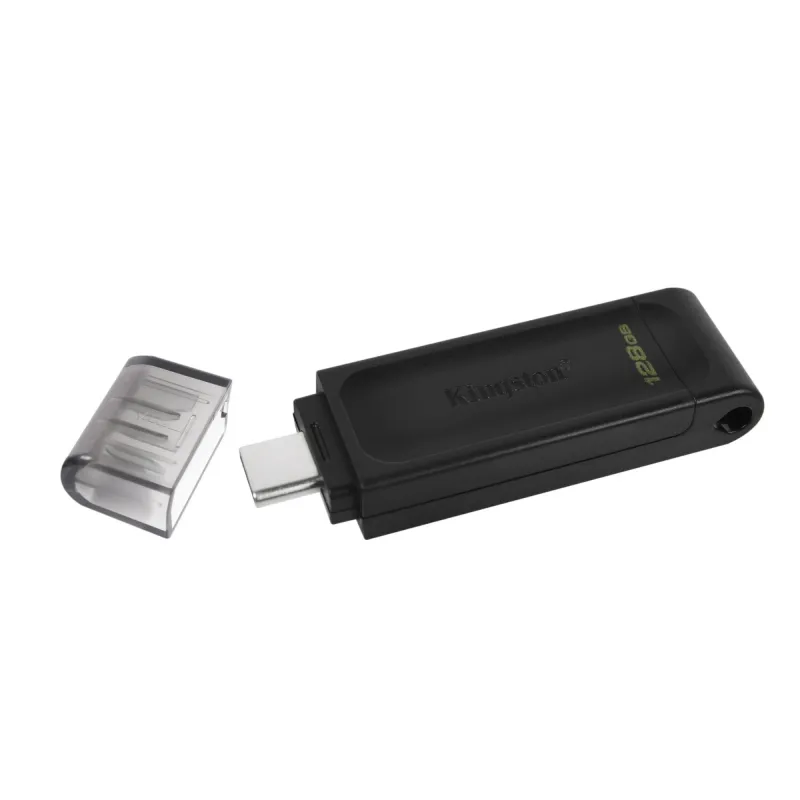 Memory drive flash usb-c 128gb-dt70-128gb kingston