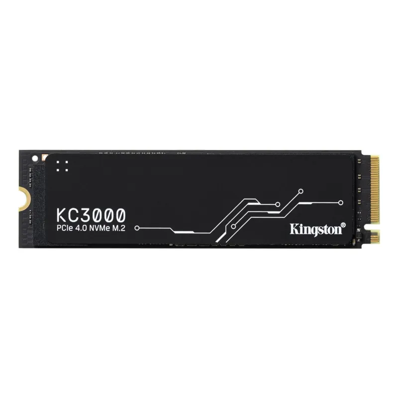 SSD-KINGSTON-KC3000-2TB-M.2-NVMe-3D TLC-Write speed 7000 MBytes-sec-Read speed 7000 MBytes-sec-MTBF 1800000 hours-SKC3000D-2048G