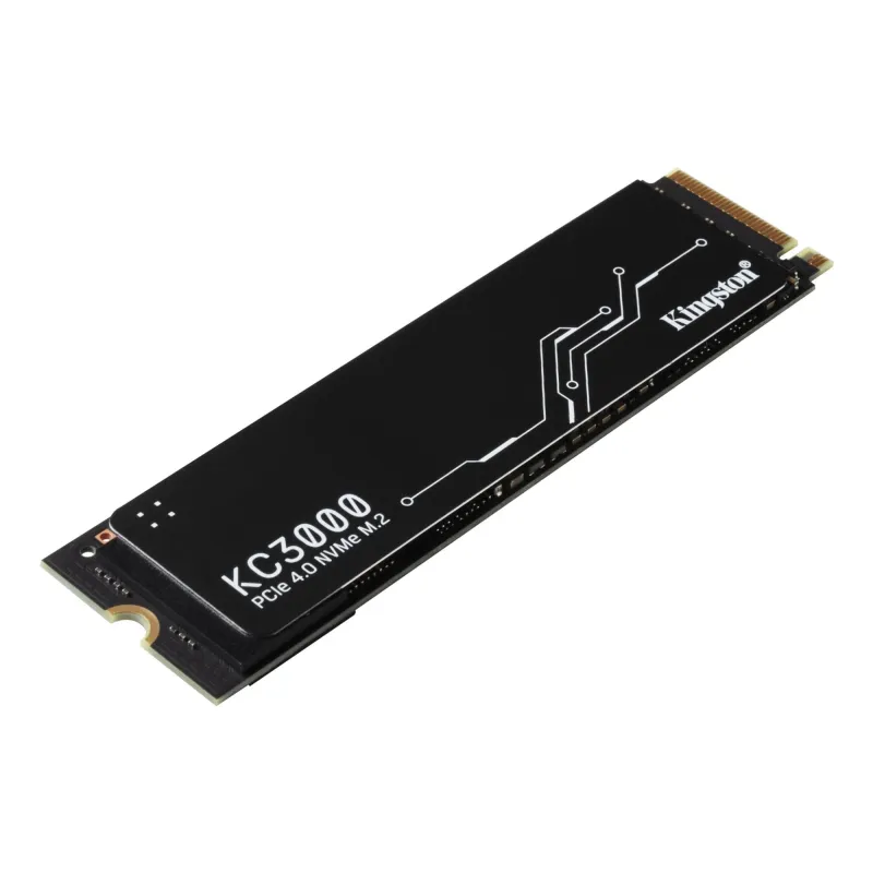 SSD-KINGSTON-KC3000-2TB-M.2-NVMe-3D TLC-Write speed 7000 MBytes-sec-Read speed 7000 MBytes-sec-MTBF 1800000 hours-SKC3000D-2048G