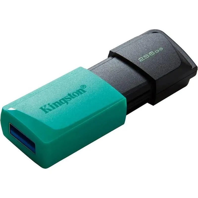 Kingston - USB Flash Drive - DataTraveler Exodia - 256 GB - USB 3.2 Gen 1 - Black-Teal