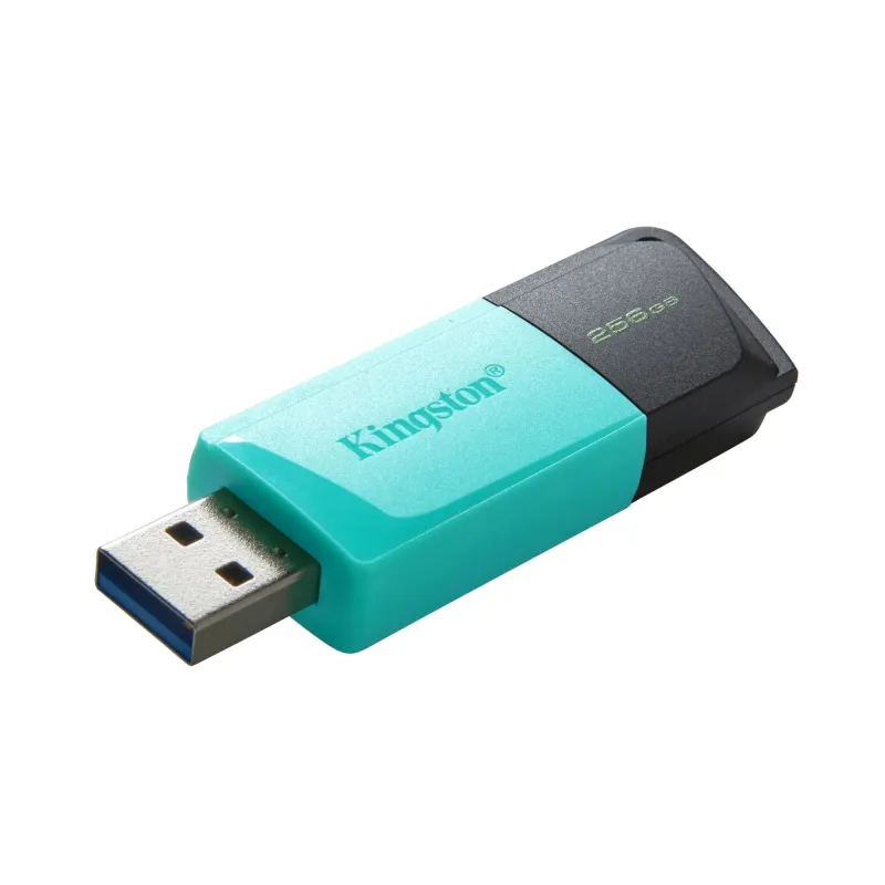 Kingston - USB Flash Drive - DataTraveler Exodia - 256 GB - USB 3.2 Gen 1 - Black-Teal