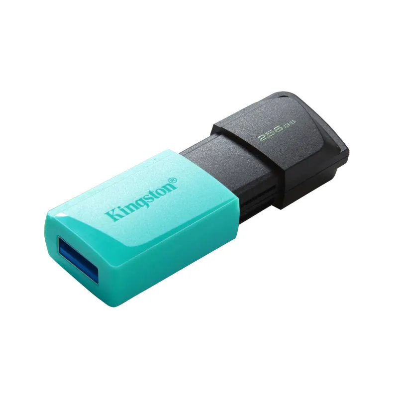 Kingston - USB Flash Drive - DataTraveler Exodia - 256 GB - USB 3.2 Gen 1 - Black-Teal