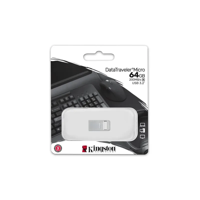Memory drive flash usb3.2 64gb-micro dtmc3g2-64gb kingston