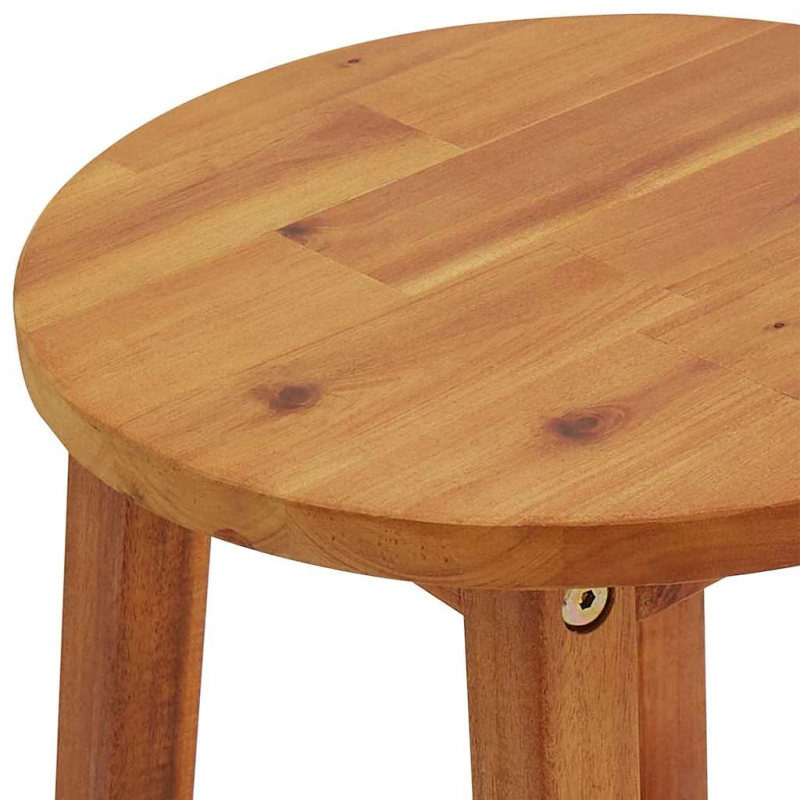 vidaXL bāra krēsli, 2 gab., akācijas masīvkoks