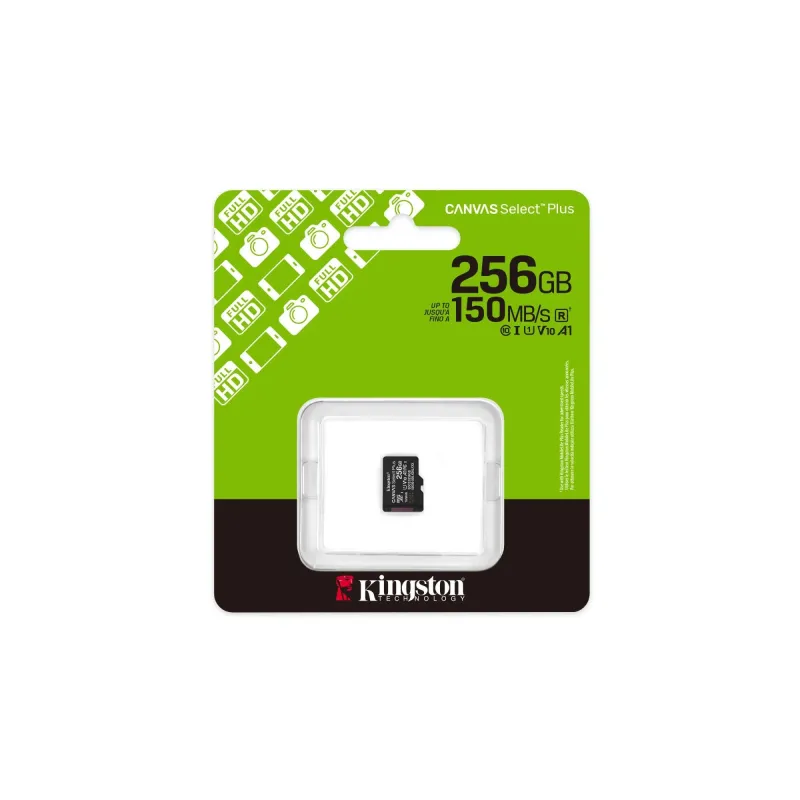 Memory micro sdxc 256gb uhs-i-sdcs3-256gbsp kingston