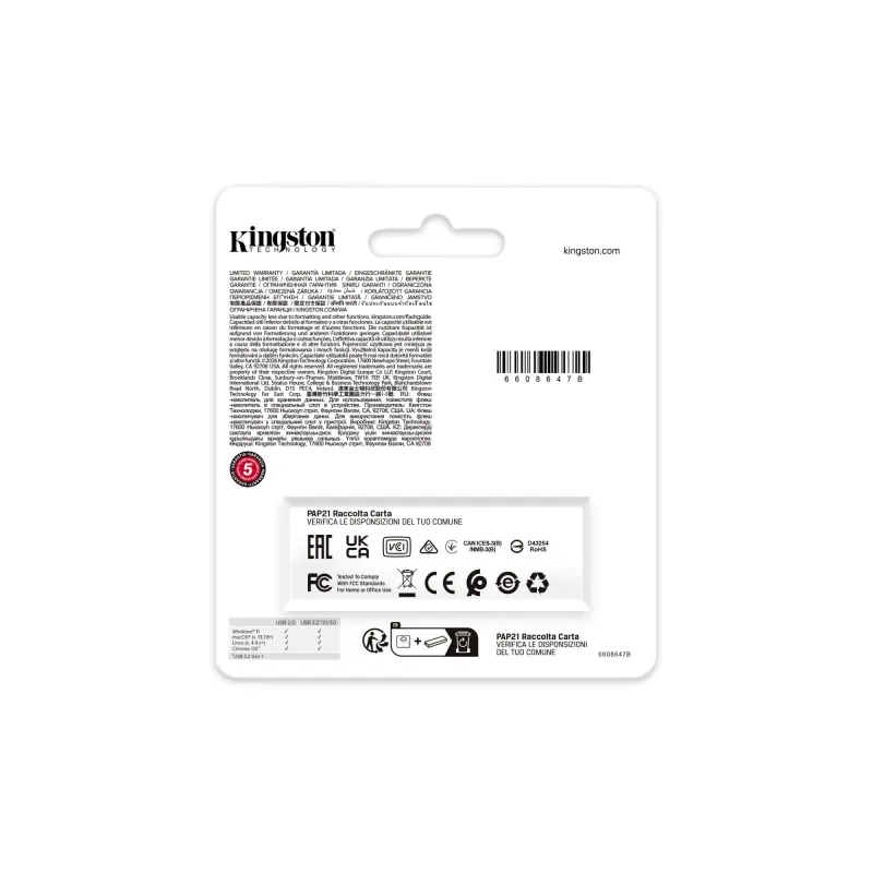 Memory drive flash usb3.2-64gb dtxg2-64gb kingston