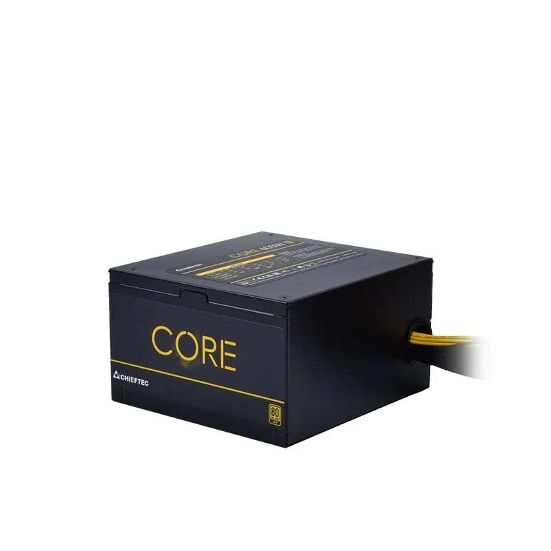 Power Supply-CHIEFTEC-600 Watts-Efficiency 80 PLUS GOLD-PFC Active-BBS-600S