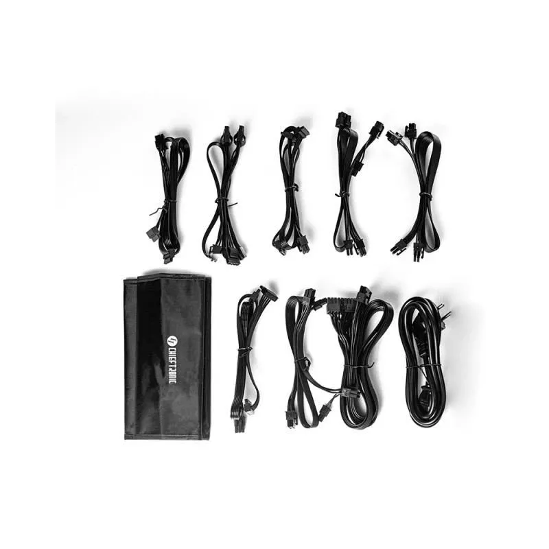 Power Supply-CHIEFTEC-650 Watts-Efficiency 80 PLUS GOLD-PFC Active-GPX-650FC