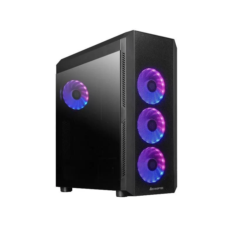Case-CHIEFTEC-SCORPION 4-MiniTower-Case product features Transparent panel-Not included-ATX-MicroATX-MiniITX-Colour