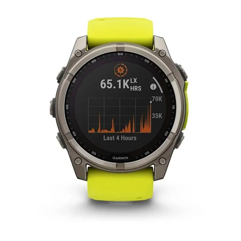 Smartwatch fenix 8 sapp. solar-yellow 010-02907-21 garmin
