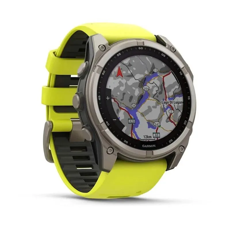 Smartwatch fenix 8 sapp. solar-yellow 010-02907-21 garmin