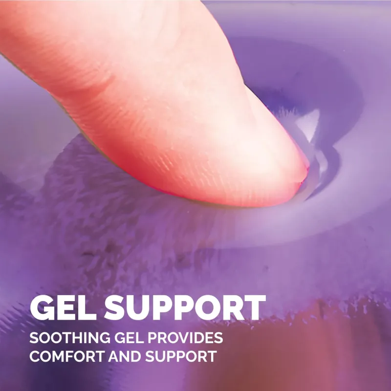 Mouse pad crystal gel-purple 9144104 fellowes