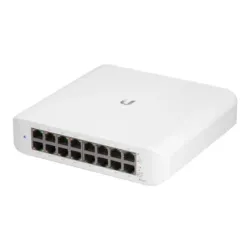 Switch-UBIQUITI-USW-LITE-16-POE-Type L2-16x10Base-T - 100Base-TX - 1000Base-T-PoE+ ports 8-45 Watts-USW-LITE-16-POE