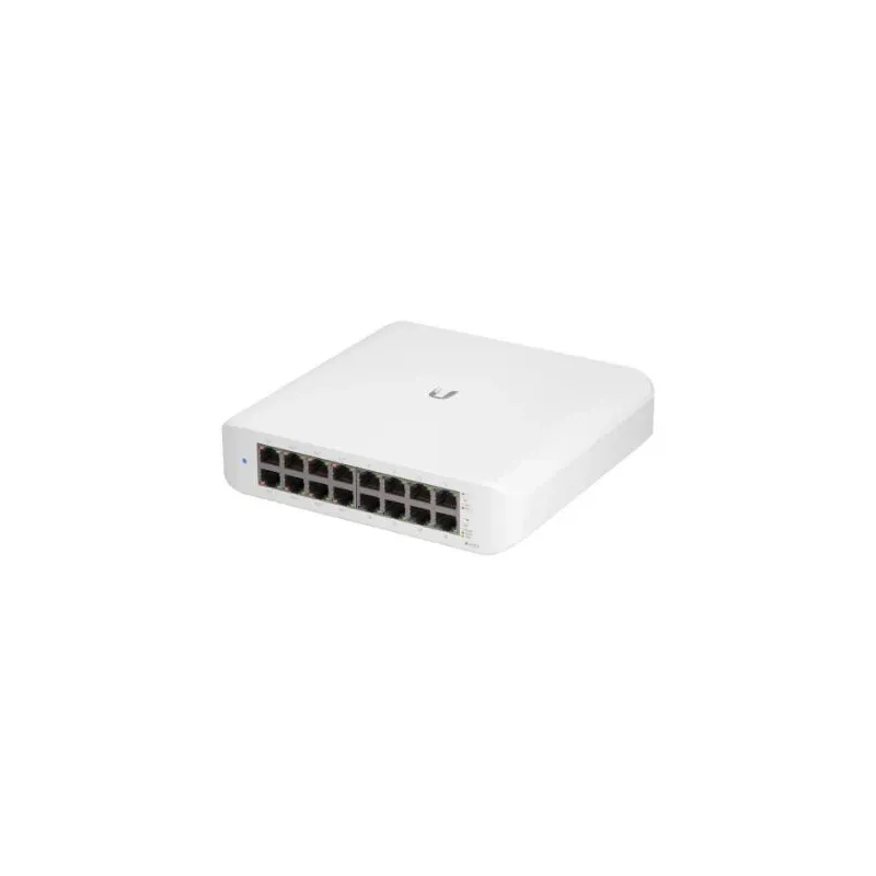 Switch-UBIQUITI-USW-LITE-16-POE-Type L2-16x10Base-T - 100Base-TX - 1000Base-T-PoE+ ports 8-45 Watts-USW-LITE-16-POE