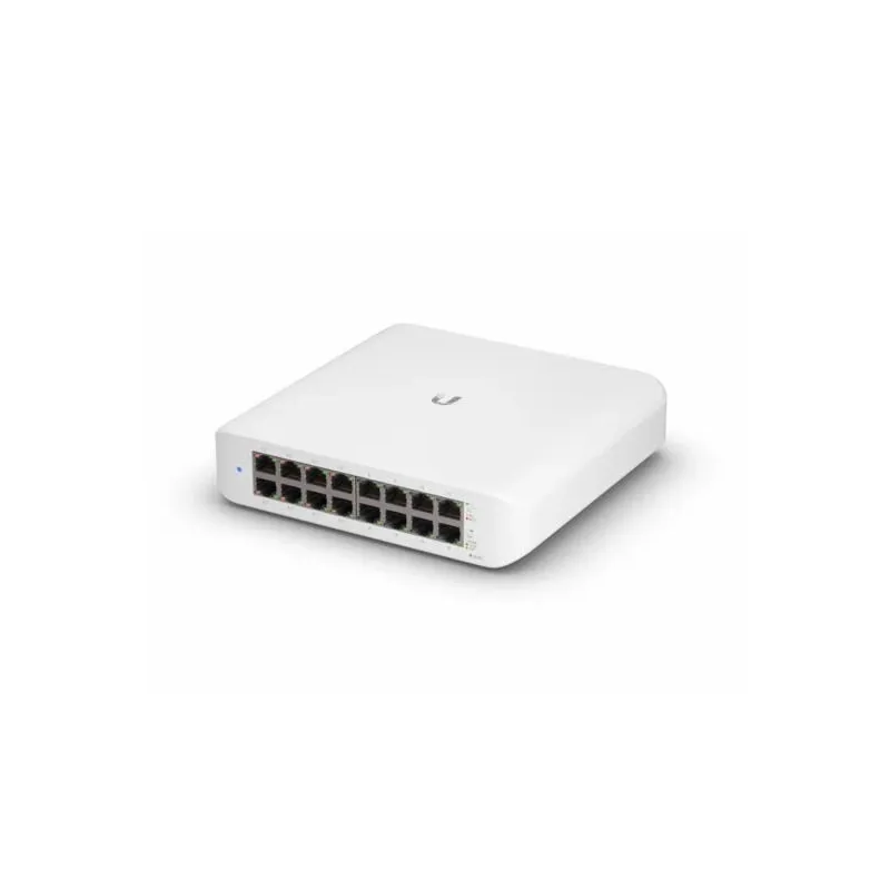 Switch-UBIQUITI-USW-LITE-16-POE-Type L2-16x10Base-T - 100Base-TX - 1000Base-T-PoE+ ports 8-45 Watts-USW-LITE-16-POE