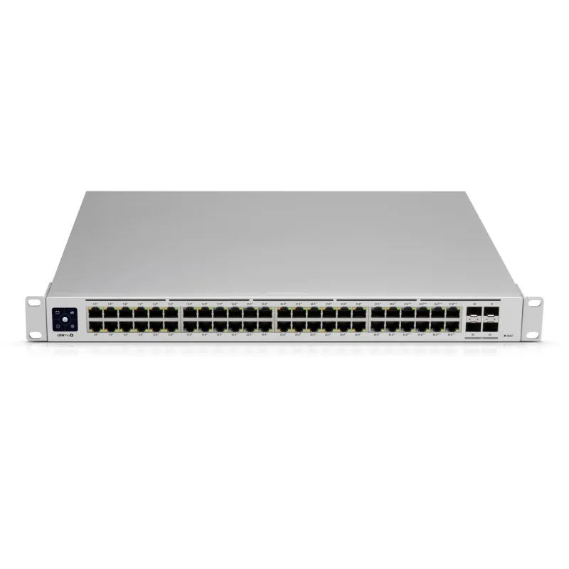 Switch-UBIQUITI-USW-PRO-48-POE-Type L3-Rack-48x10Base-T - 100Base-TX - 1000Base-T-4xSFP-PoE+ ports 48-600 Watts-USW-PRO-48-POE