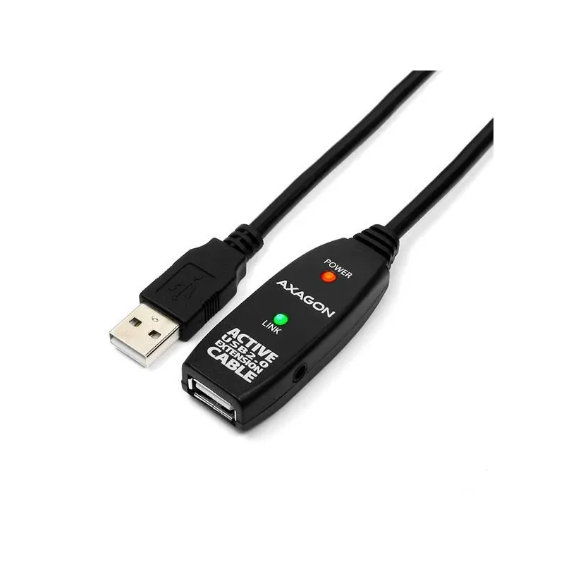 Cable usb2.0 a-m-a-f active-10m adr-210 axagon