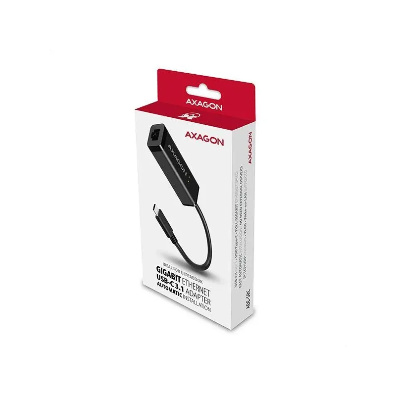 Net adapter usb-c 1gb-ade-src axagon