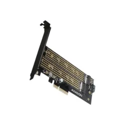 AXAGON PCI-Express x4 adapter to connect up to two M.2 disks to a computer - PCEM2-D