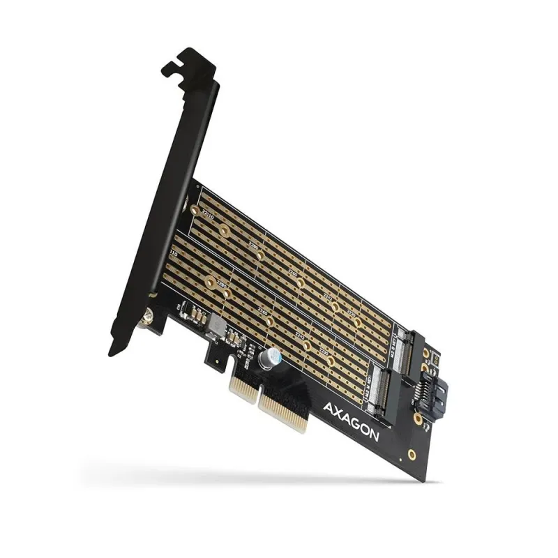 Ssd acc adapter nvme-sata-m.2-sp&lp pcem2-d axagon