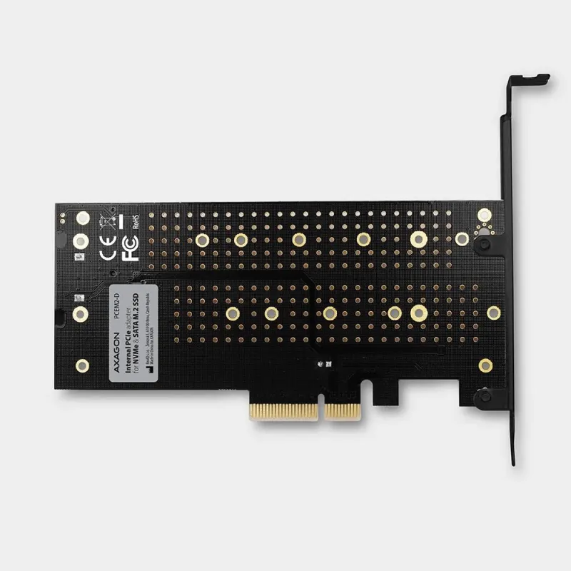 Ssd acc adapter nvme-sata-m.2-sp&lp pcem2-d axagon