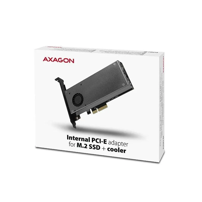 Ssd acc adapter nvme-sata-m.2-pcie sp&lp pcem2-dc axagon