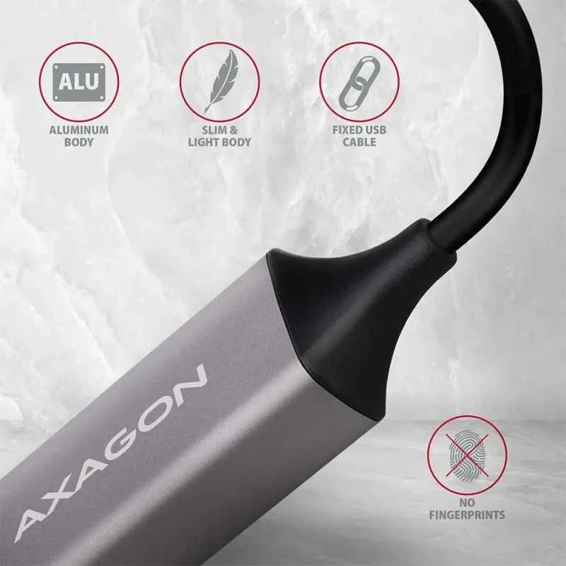 Net adapter usb3.2 1gb-ade-tr axagon