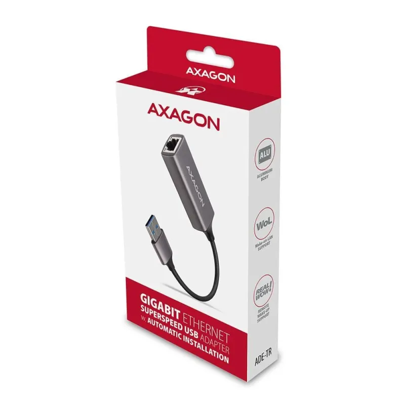 Net adapter usb3.2 1gb-ade-tr axagon