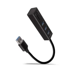 I-o hub usb3.2 3p sd-microsd-0.2m hma-cr3a axagon