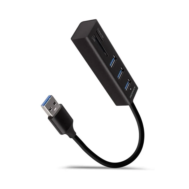 I-o hub usb3.2 3p sd-microsd-0.2m hma-cr3a axagon