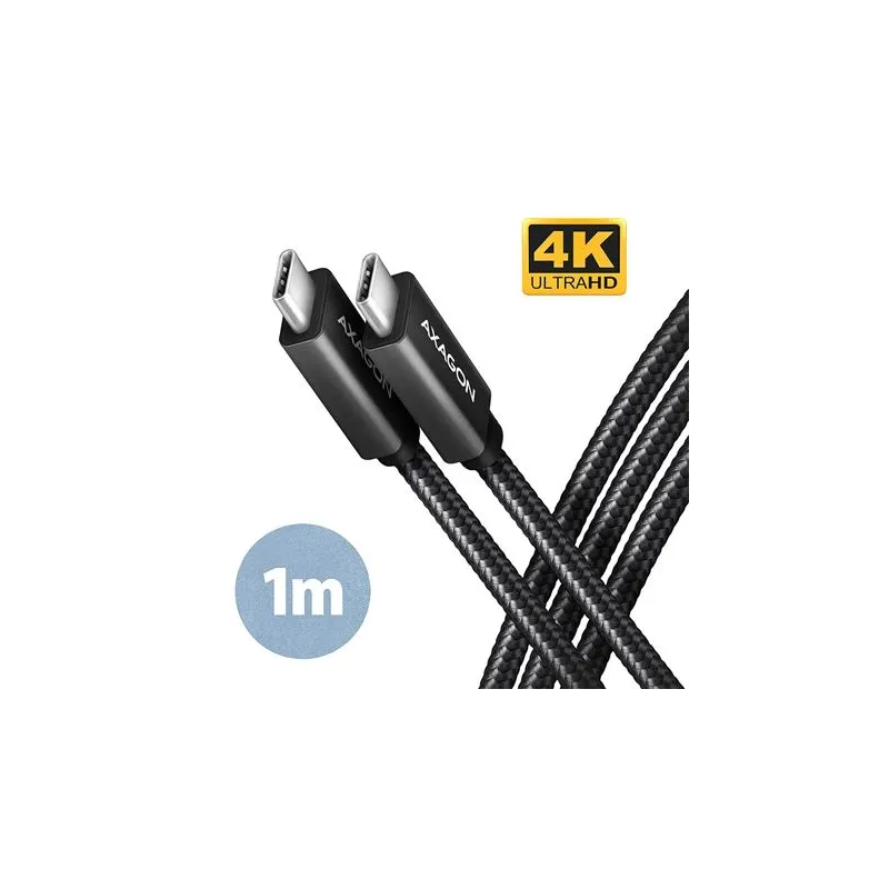Cable usb-c to usb-c 1m 100w-black bucm32-cm10ab axagon