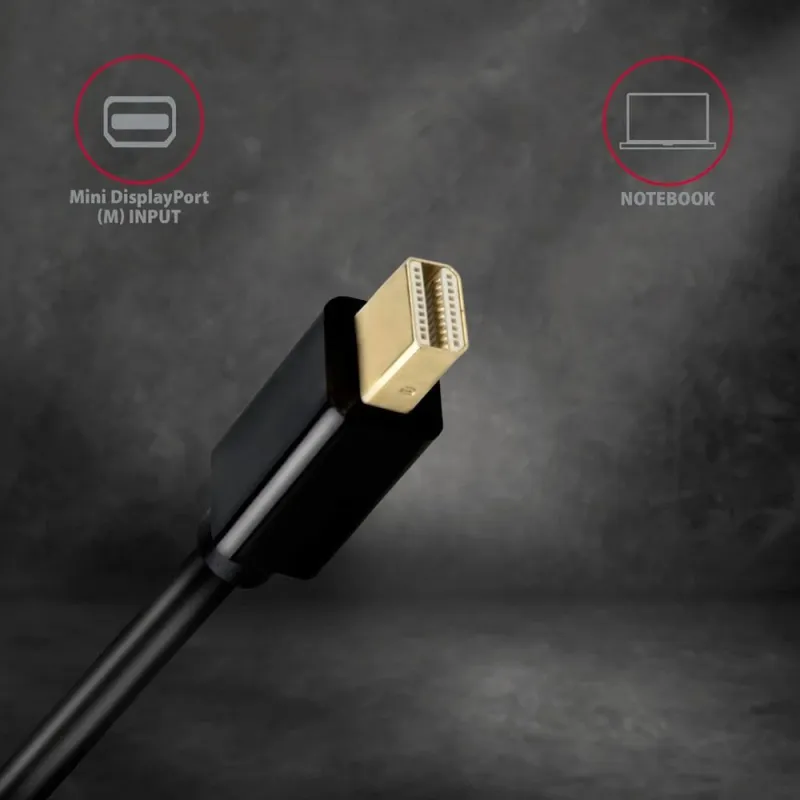 Cable mini dp to hdmi 1.8m-rvdm-hi14c2 axagon