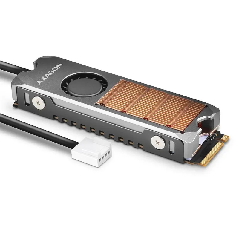 Ssd acc cooler m.2 copper fan-clr-m2fan axagon