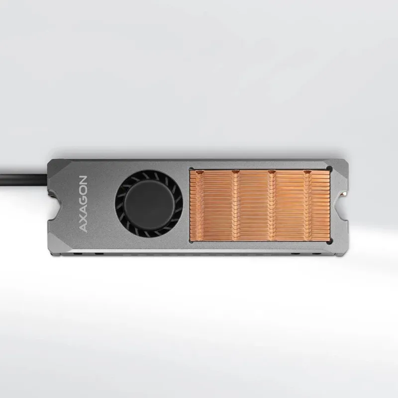 Ssd acc cooler m.2 copper fan-clr-m2fan axagon