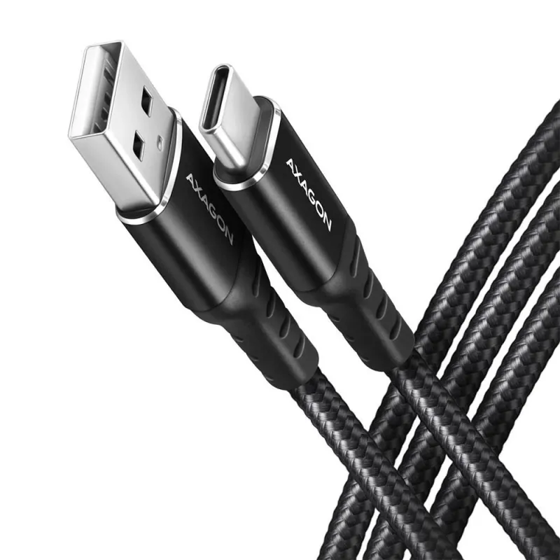 Cable usb-c to usb2.0 1m-black bucm-am10ab axagon