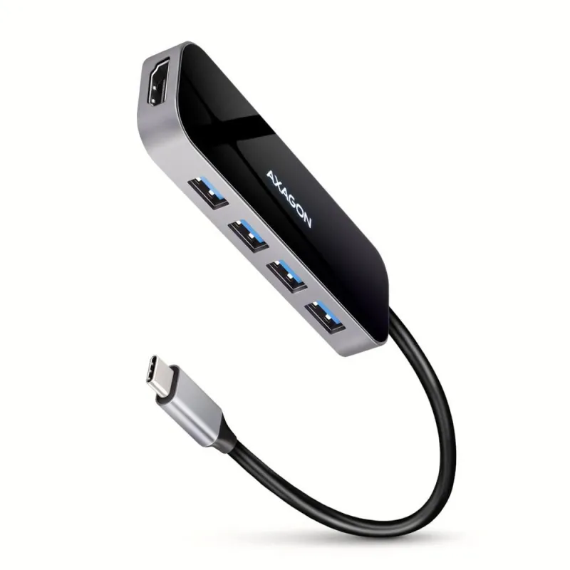 I-o hub usb-c 6in1-0.2m hmc-6h4a axagon