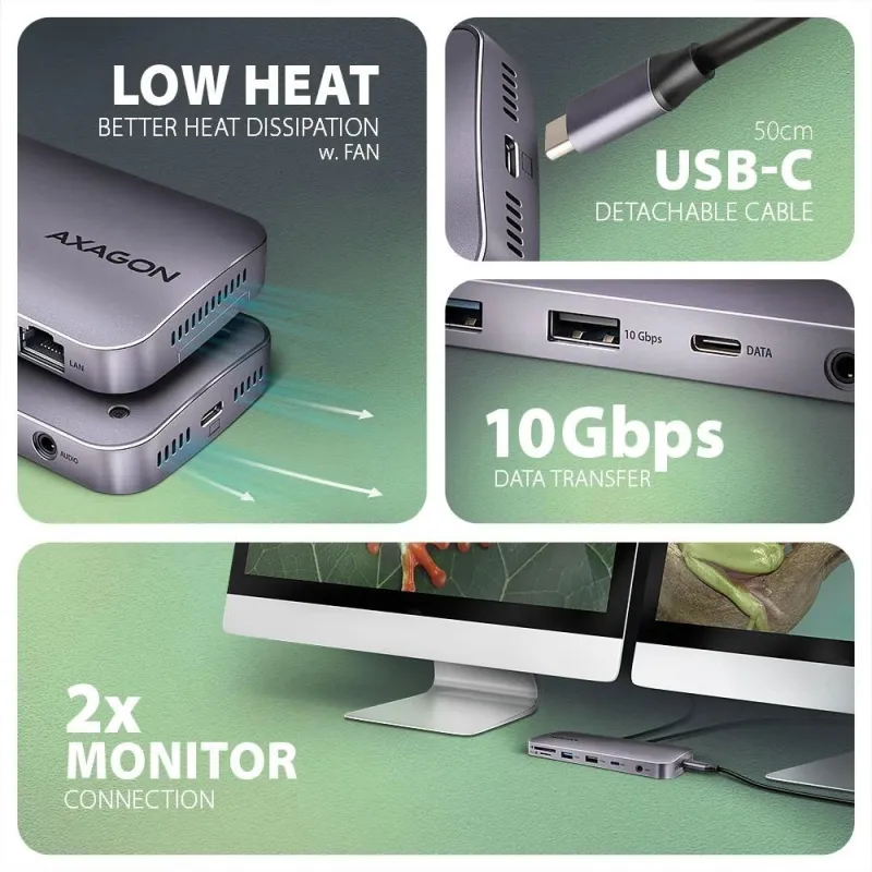 Nb acc docking station-12in1 hmc-12gm2 axagon