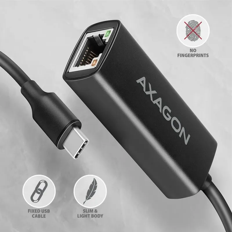 Net adapter usb-c 1gb-ade-arc axagon